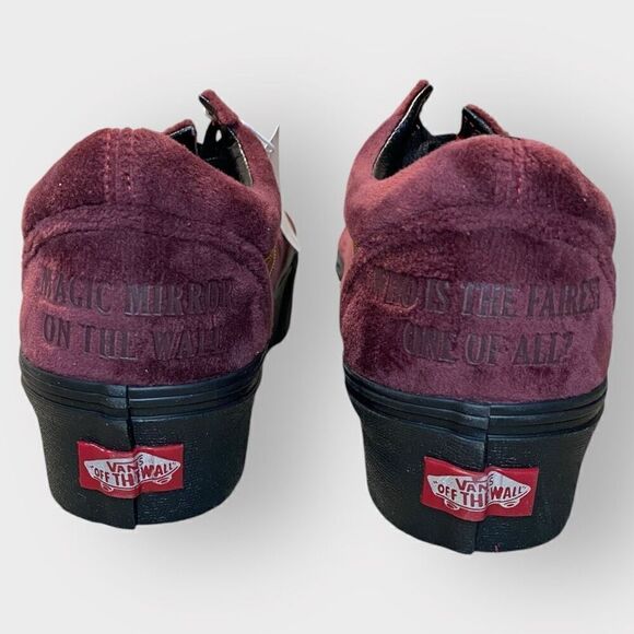 VANS Old Skool Stackform Disney 100 POISON APPLE Mahogany Womens size 8.5 New - Picture 10 of 12